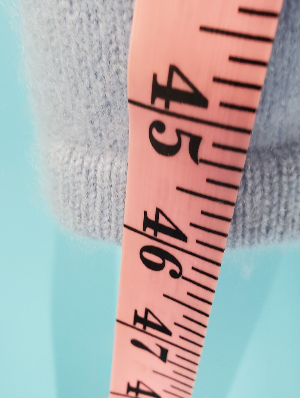 Blue 100% cashmere long cardigan S - Picture 15 of 16
